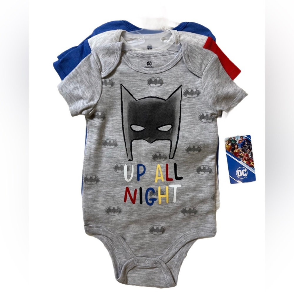 3 piece DC baby onesies (NWT)